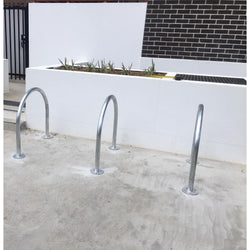 Bike Rack Hoop - Galvanised - Surface Mount