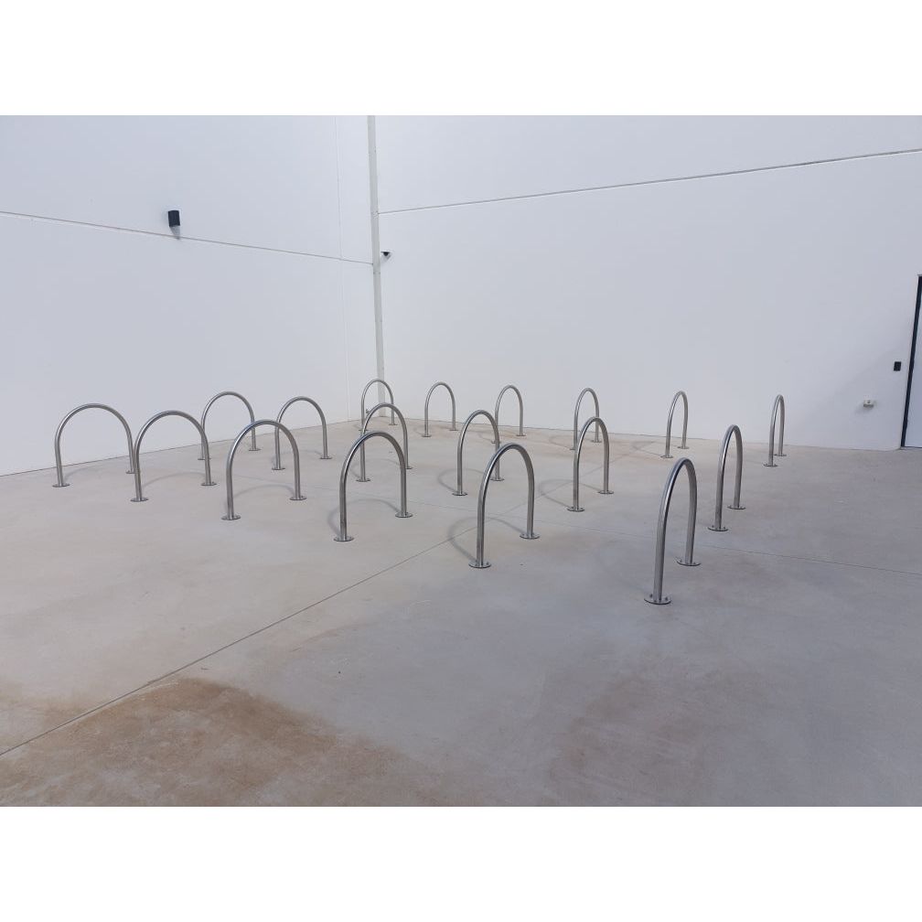 Bike Rack Hoop - Galvanised - Surface Mount
