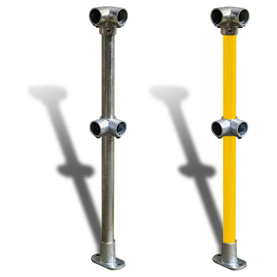 Cope Modular Handrail - Corner Stanchion 35 kg material Galvanised COPE-CNR