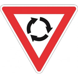Roundabout Sign - 750mm 1.05 kg