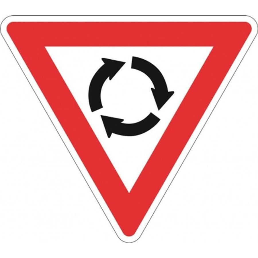 Roundabout Sign - 750mm 1.05 kg