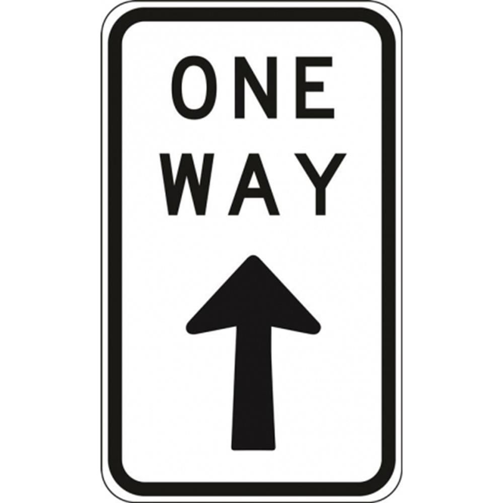 One Way Only Sign - 450x800mm - R2-17A 0.7 kg