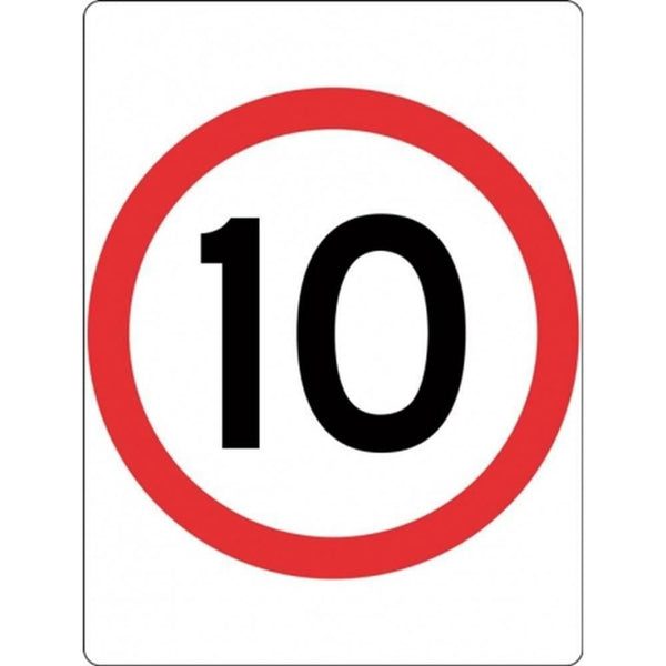 10 Km Speed Sign | eSafety Supplies