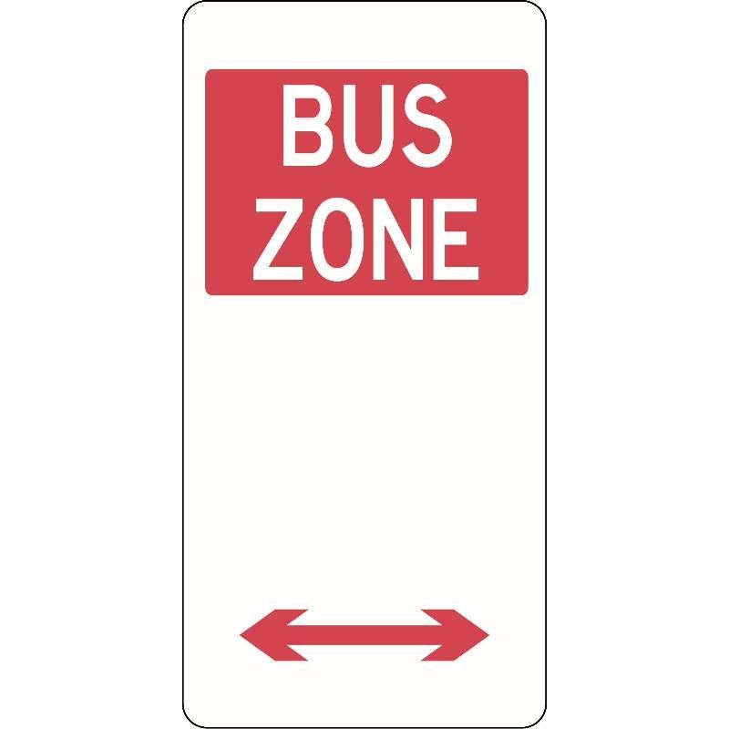 Bus Zone Multi-Directional Arrow - 225x450mm 0.35 kg