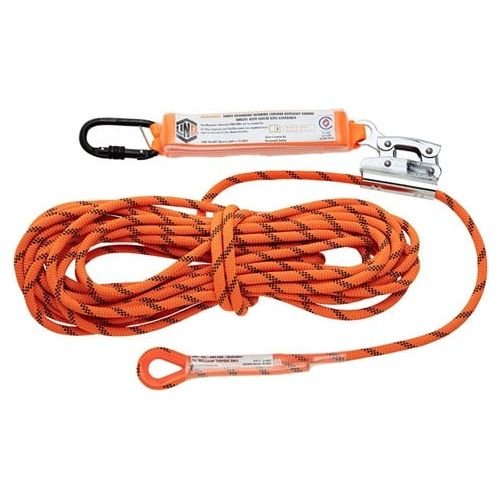 Rope Kernmantle 15m C/w Rope Grab & Perm Attach Shocky 35 kg