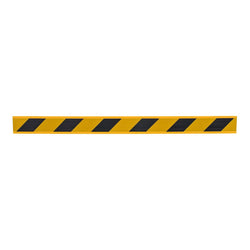 PVC Barrier Board - Class 1 Reflective Tape - 2.5m 17.5 kg