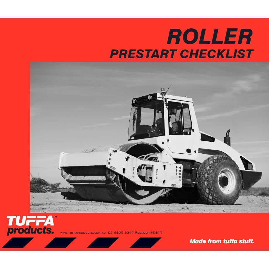 Roller Prestart Checklist Books