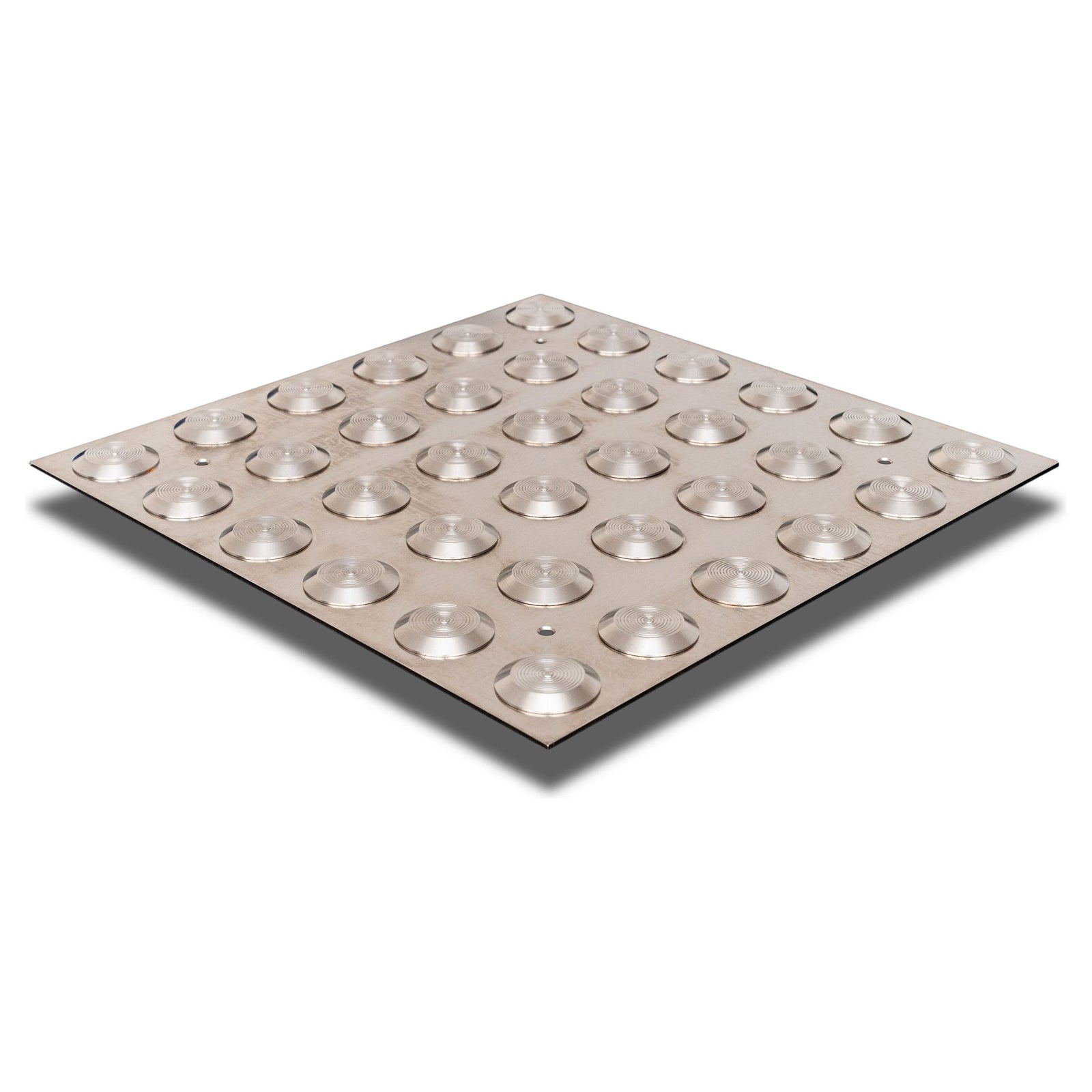Tactile Indicator Plate - Stainless Steel - 300x300mm