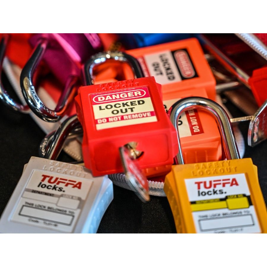 Safety Locks – Keyed Different (Red)
