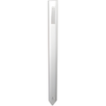 Steel Guide Post 1350mm White 1
