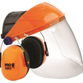 Striker Bowguard Clear Visor with Adder Earmuff Combo