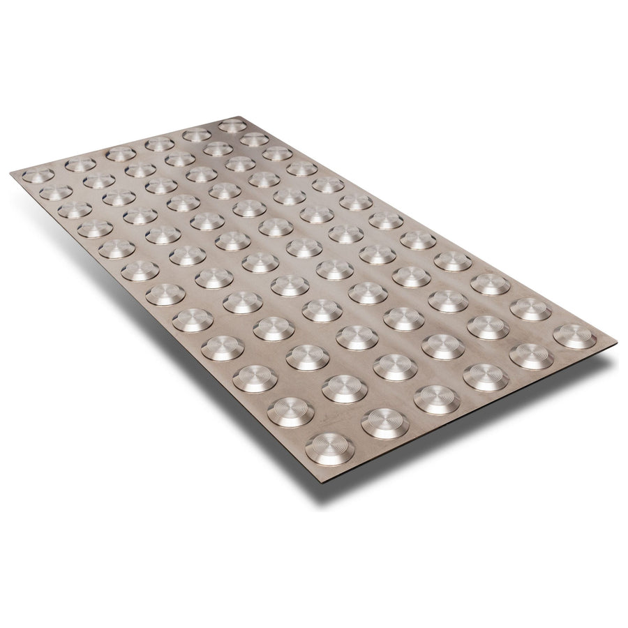 Tactile Indicator Plate - Stainless Steel - 300x600mm