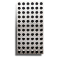 tactile indicator stainless steel plate with black carb