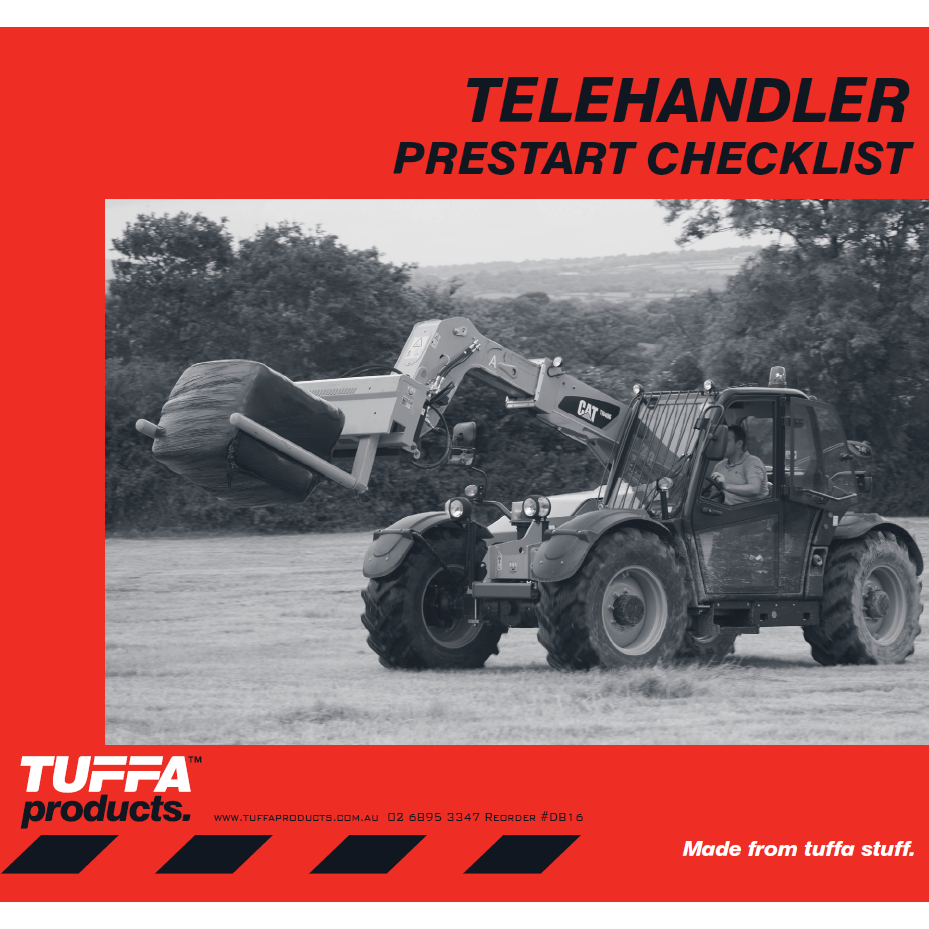 Telehandler Prestart Checklist Books
