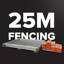 25m Temporary Fencing (SMART) Pack 87.5 kg