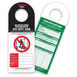 Titan Scaffolding Tags (packs of 100) 1.05 kg