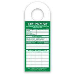 Titan Scaffolding Tags (packs of 100)