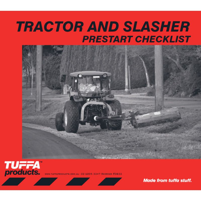 Tractor & Slasher Prestart Checklist Books