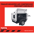 Trailer Mounted Air Compressor Prestart Books 2.1 kg