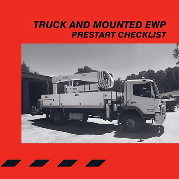 Truck and Mounted EWP Prestart Checklist Books 2.1 kg