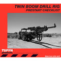 Twin Boom Drill Rig Prestart Checklist Books 2.1 kg