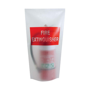 Thick UV Plastic Cover - Suits 4.5kg Fire Extinguisher (380 x 520mm)