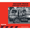 Vacuum Truck Prestart Checklist Books 2.1 kg