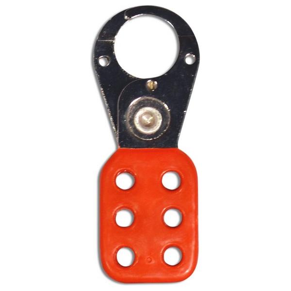 Vinyl Coated Hasp 25mm – Red 6 Holes