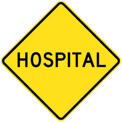 Hospital Sign - 600x600mm 0.7 kg