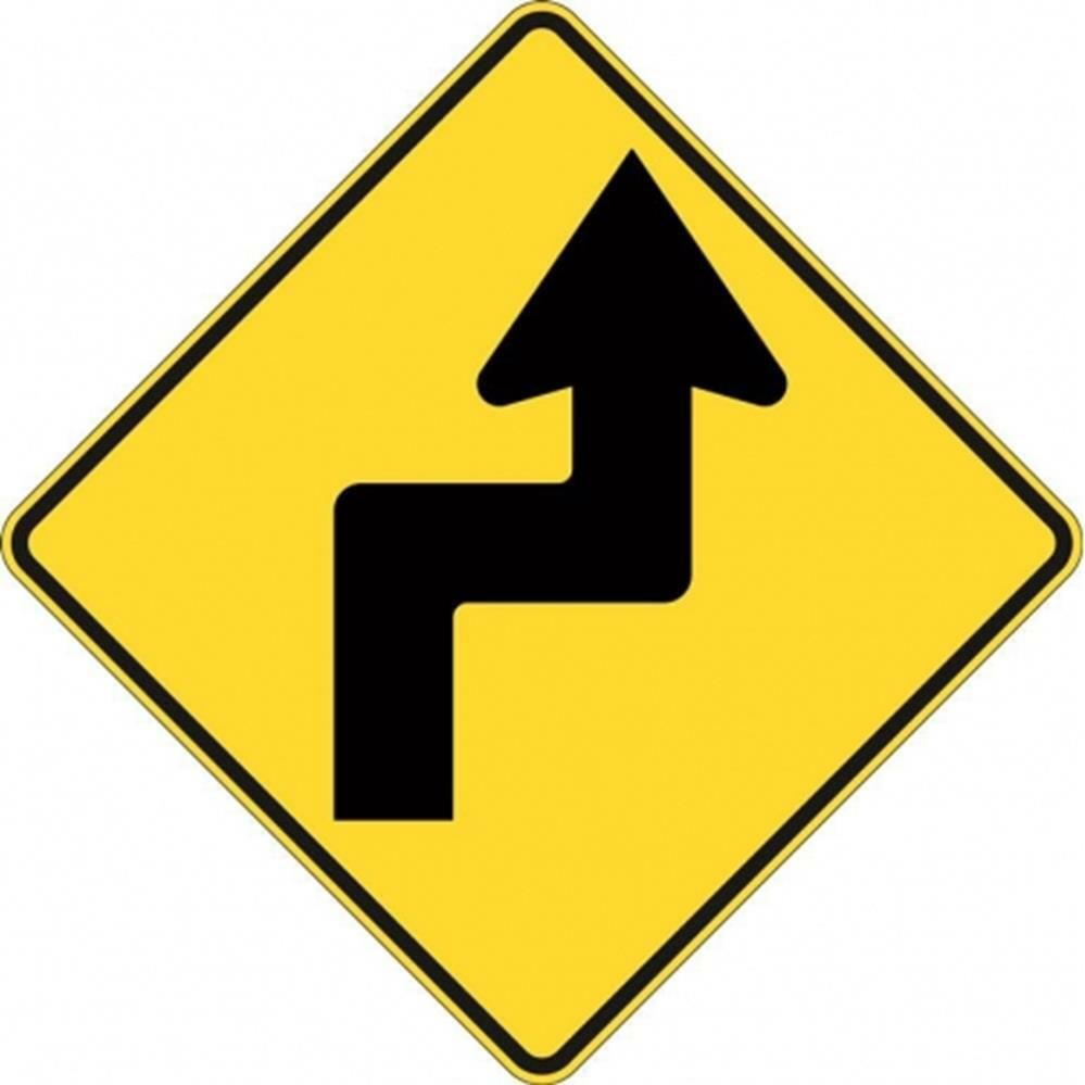 Right Lane Must Turn Left - 600x600mm 7 kg