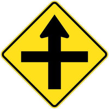 Crossroad (Symbolic) Sign - 600x600mm 1.4 kg