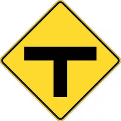 T-Junction (Symbolic) Sign - 600x600mm 0.7 kg