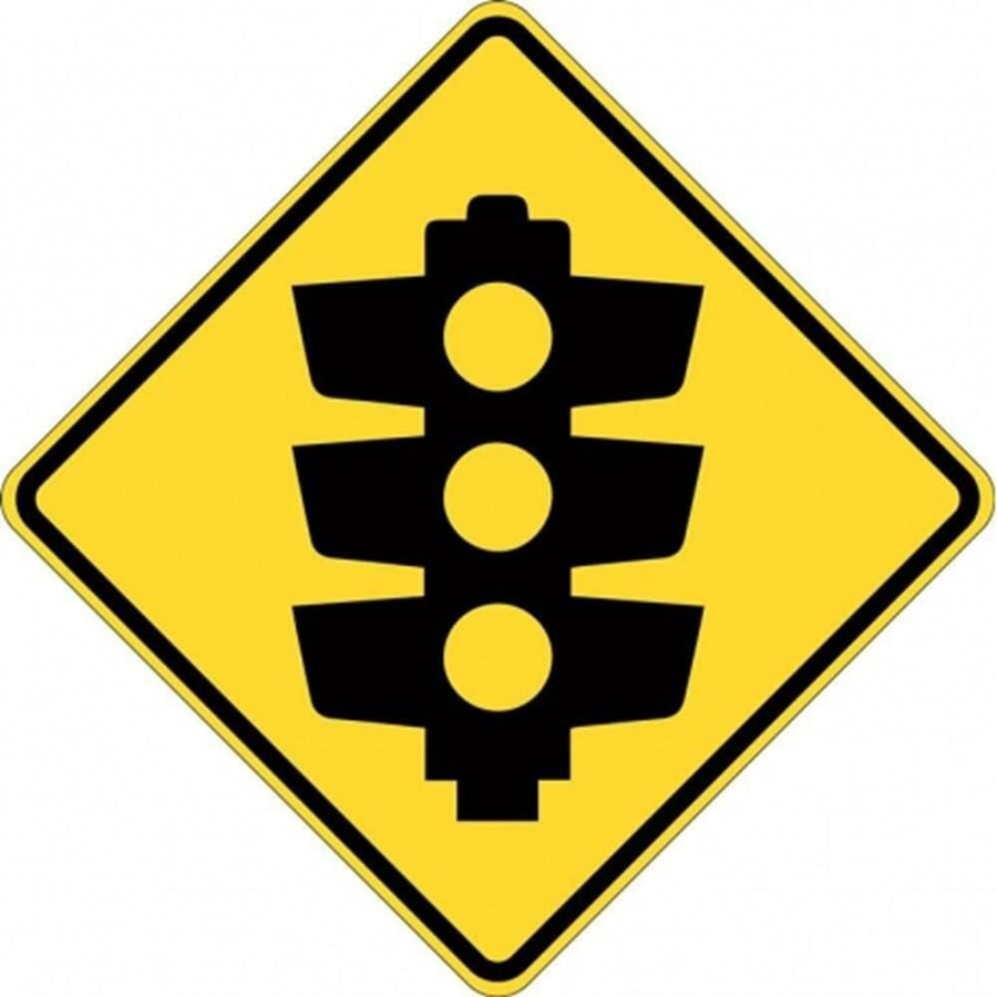 Traffic Lights Ahead (Symbolic) Sign - 600x600mm 0.7 kg