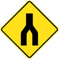 End Divided Road (Symbolic) - 600x600mm 0.7 kg