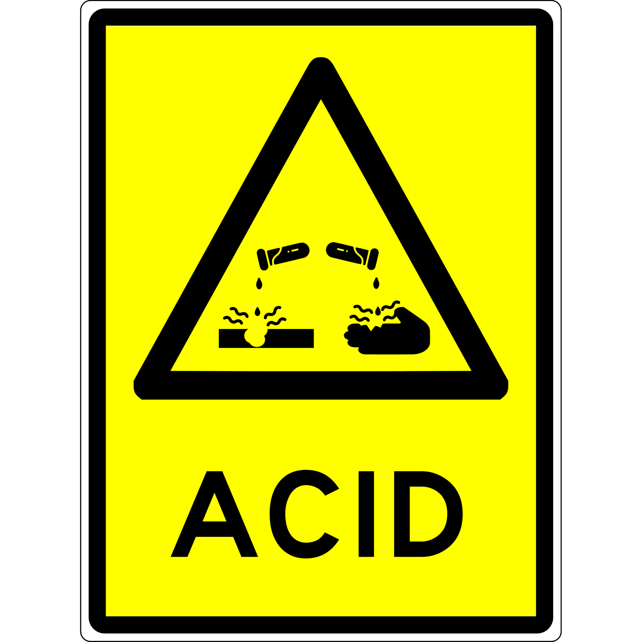 WARNING-ACID