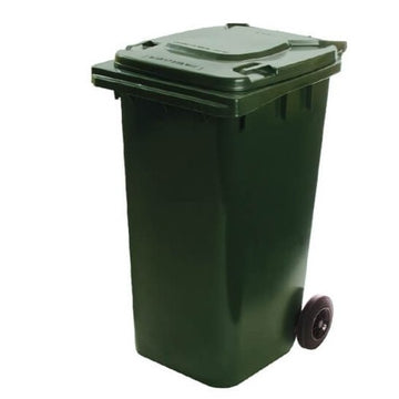 Wheelie Bin - 80L Capacity 210 kg Color Dark Green 351WB0080L-DKG