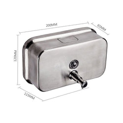 LUVELLE Liquid Soap Dispenser – Stainless Steel – Horizontal – 1100ml