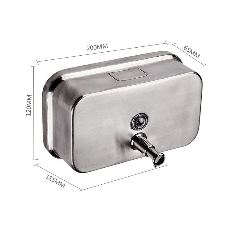 LUVELLE Liquid Soap Dispenser – Stainless Steel – Horizontal – 1100ml