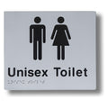 Braille Sign - Unisex Toilet - 210x180mm 3.5 kg