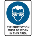 Mandatory Sign - Eye Protection 3.5 kg 300mm x 450mm