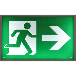 Jumbo Exit Light - 40M | 611x100x400mm 3.5 kg