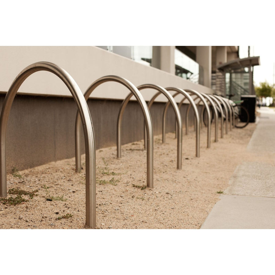 Bike Rack Hoop - Stainless Steel - Inground