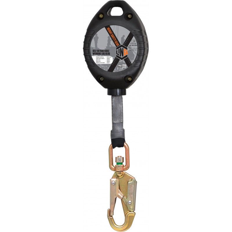 Self Retractable Loq-bloq Webbing Lanyard 3.5m 35 kg