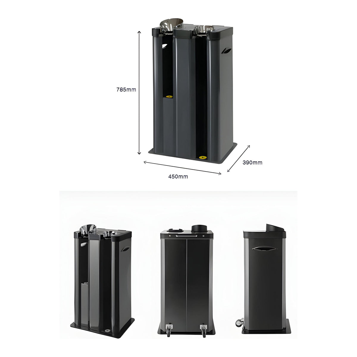 Dual Wet Umbrella Bagging Machine P/Steel – Charcoal