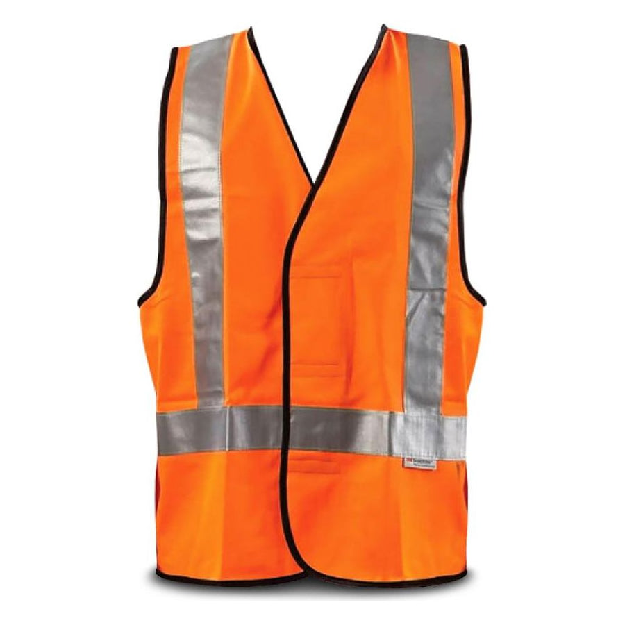 Safety Vest (Reflective H Pattern Day/Night Use) 3.5 kg Color Orange VDNO-L